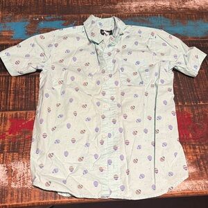 Place Mint Green Shirt with Balloon Pattern